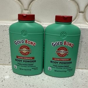 2-Gold Bond Extra Strength with TALC Medicated Body Powder 4 oz 1 bottle